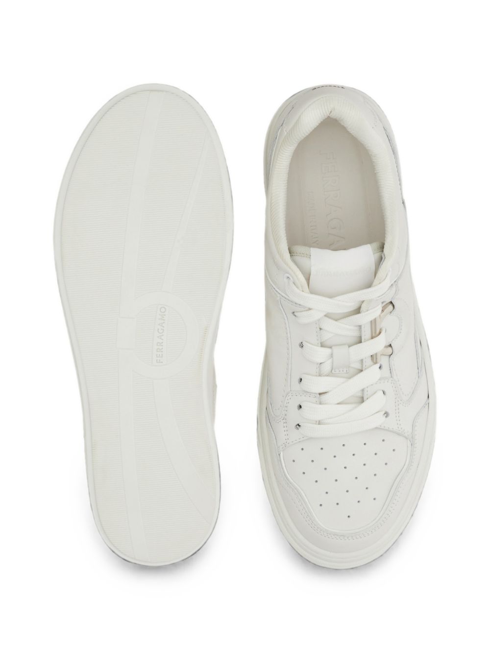 Ferragamo Leather Sneakers