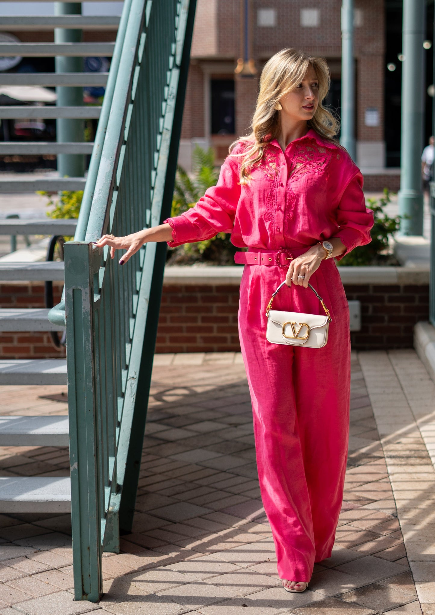 Ensemble chemisier et pantalon Dallas