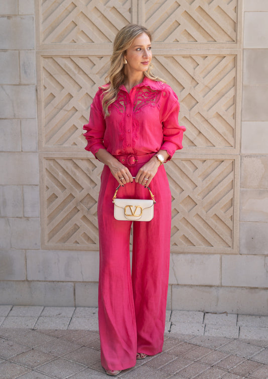 Ensemble chemisier et pantalon Dallas