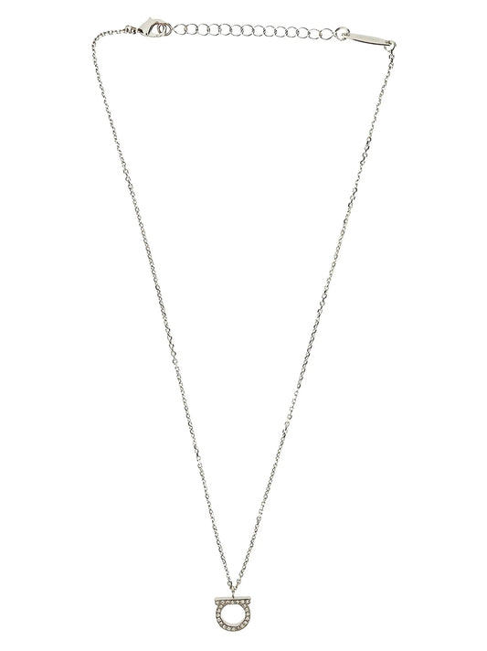 Ferragamo Gancini Strass Necklace