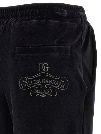 Dolce & Gabbana Black Sicily Joggers