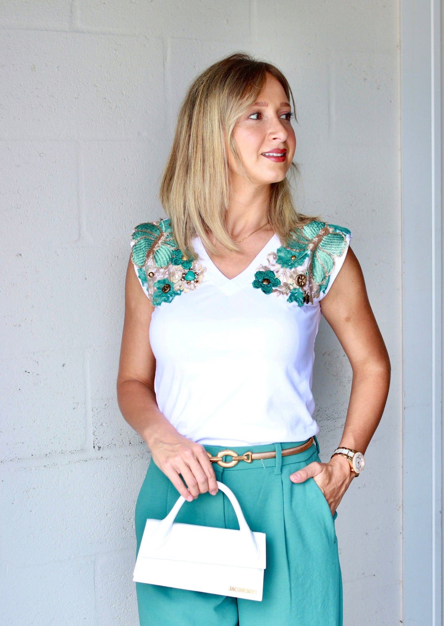 Lilly Embroidered Top