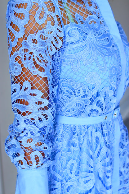 Istanbul lace maxi dress