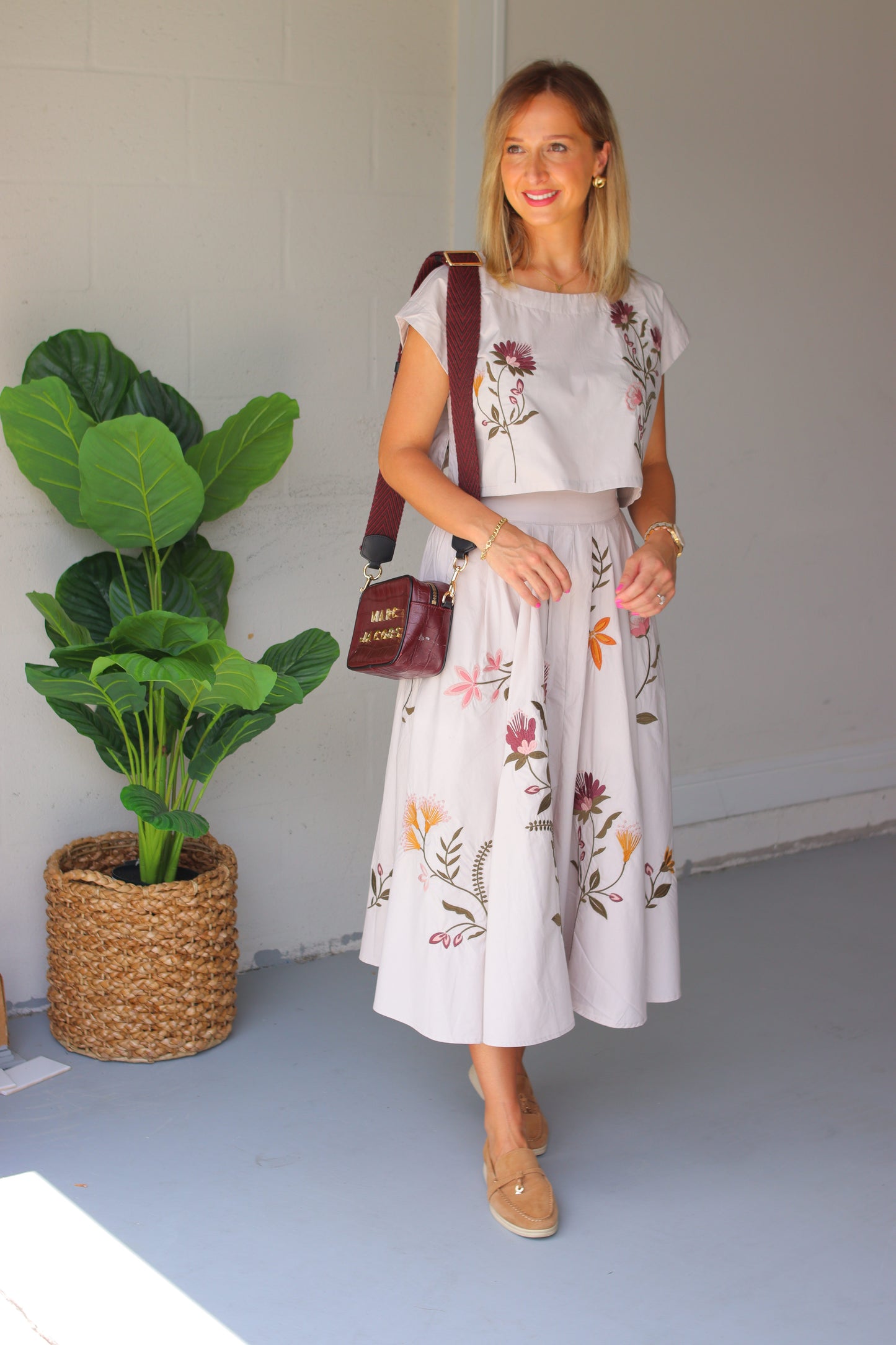 Malibu Top and Skirt Set