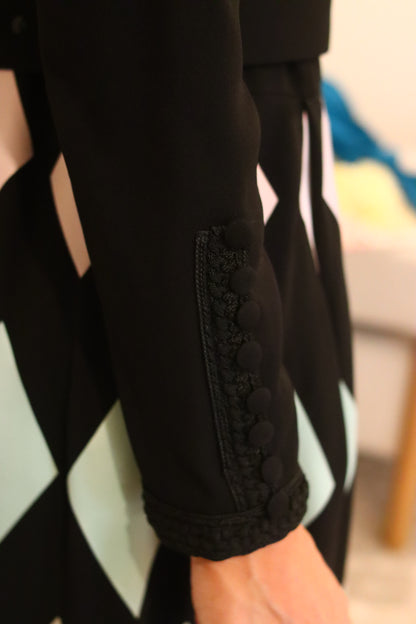 Midnight Elegance Abaya (Dress Style)