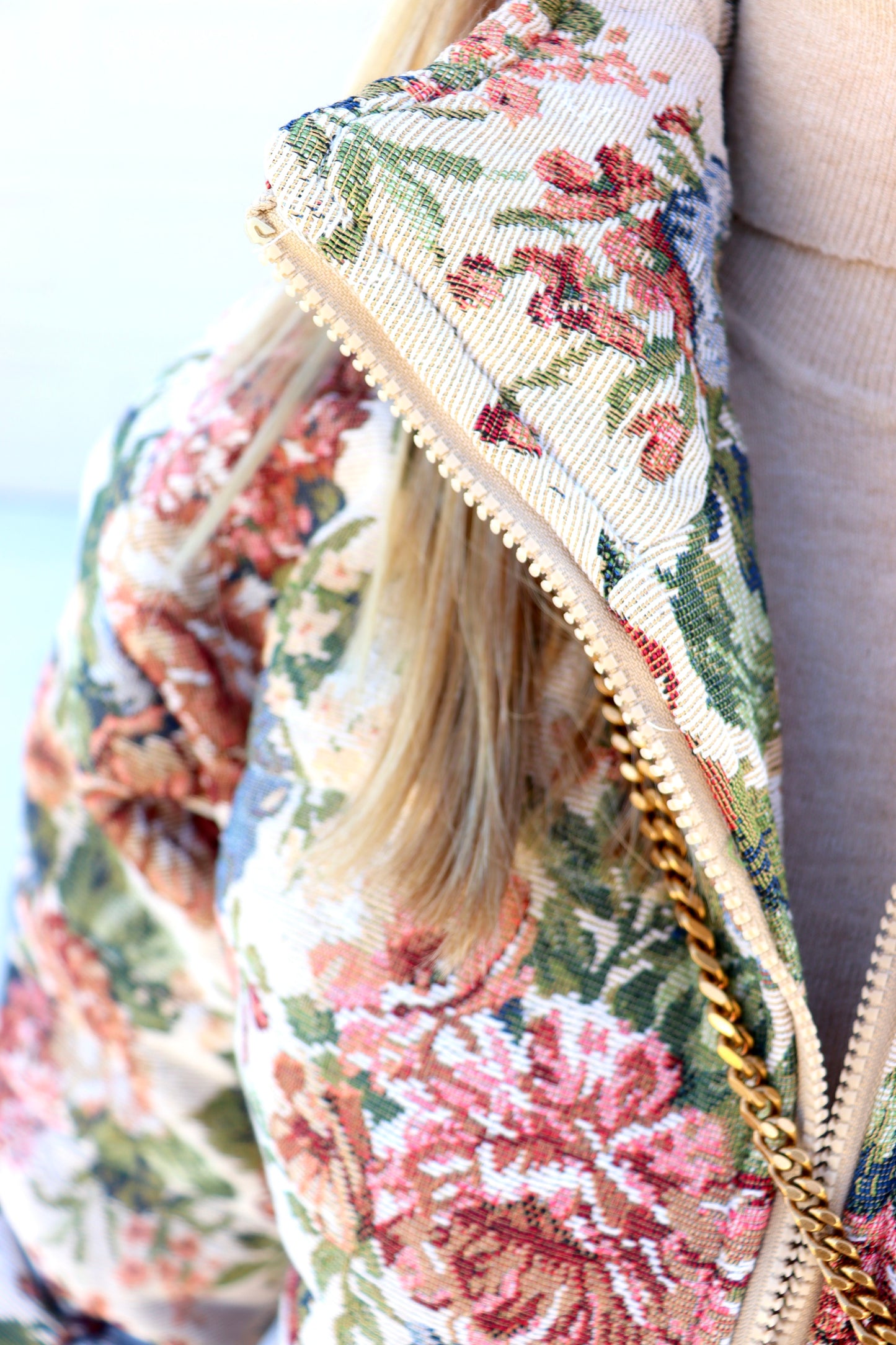 Victoria Floral Puffer Jacket